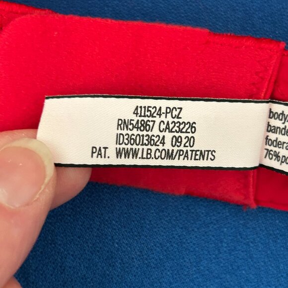 Victoria Secret Women T Shirt Lightly Lined Wireless Bra Size 32DD Red Racerback - Picture 10 of 16